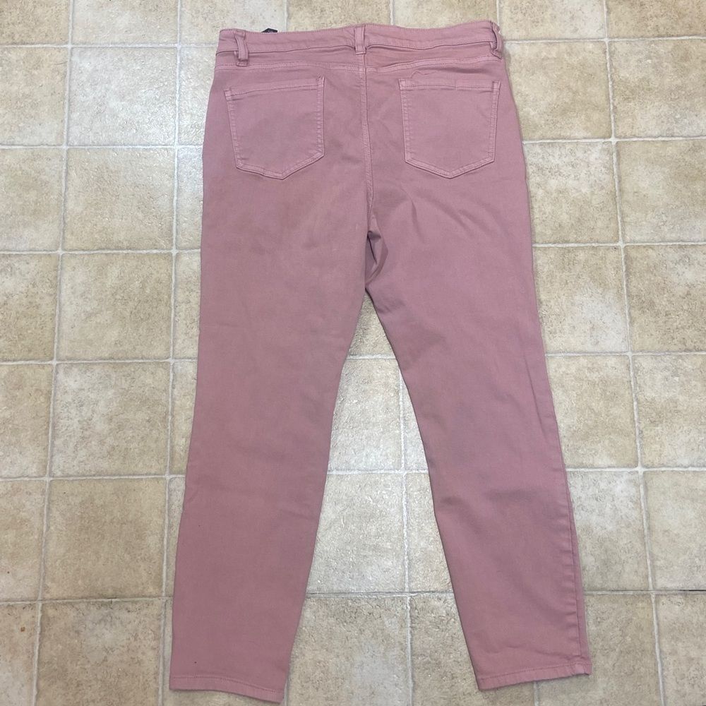 Buffalo David Button Blush Anckle Jeans Aubrey Size 13/32